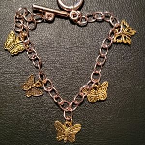 Butterfly Charm Bracelet